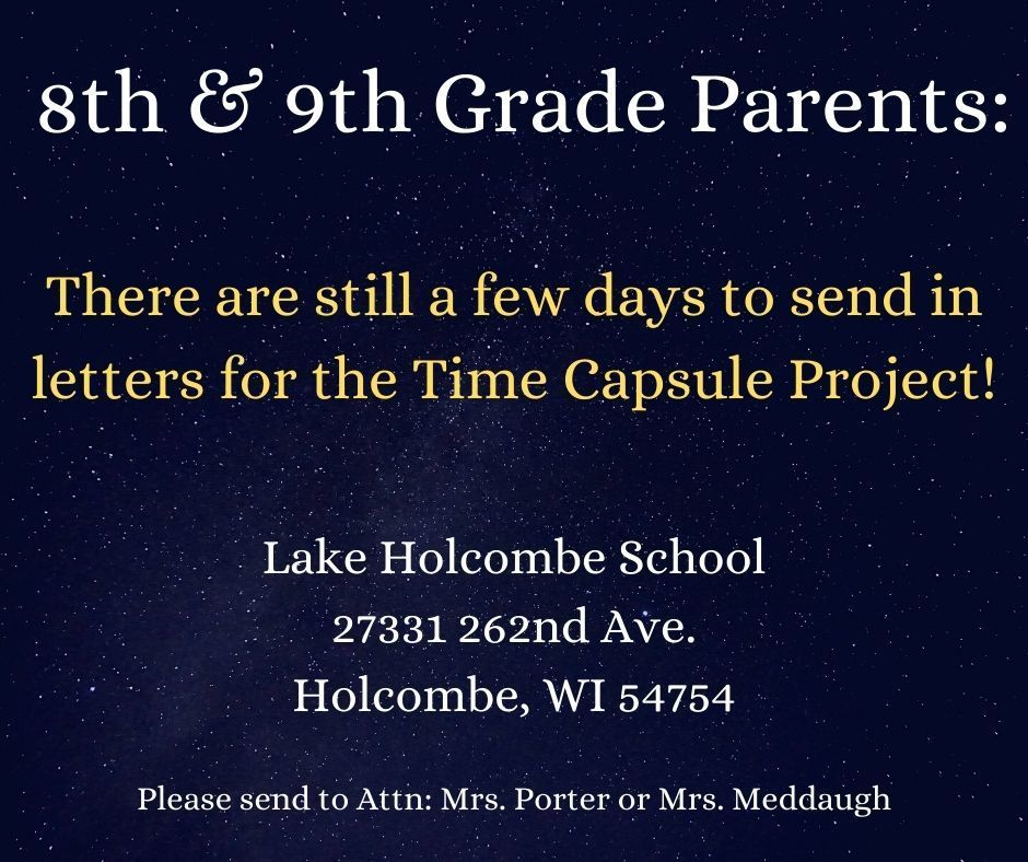 Message for 8th & 9th Grade Parents