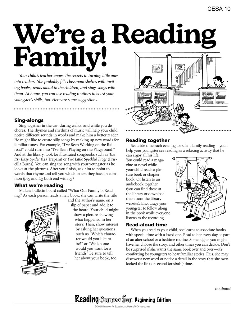 Reading Resource page 1