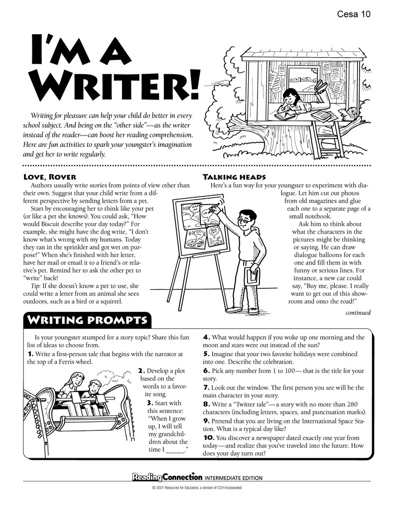 I'm a writer page 1