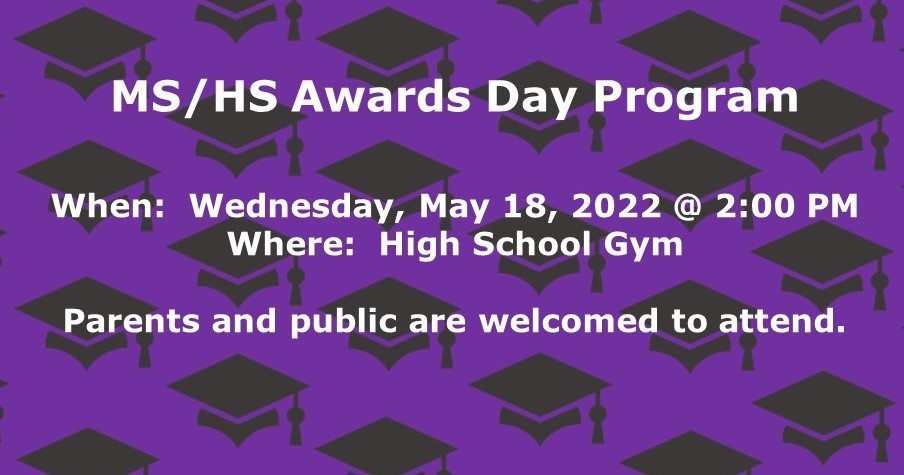 MS/HS Awards Day Program